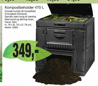 Kompostbeholder 470 L