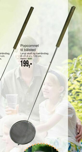 Harald Nyborg Popcornnet til bålsted tilbud