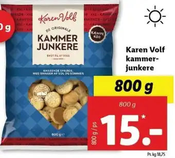 Lidl Karen Volf Kammer-Junkere 800 g tilbud