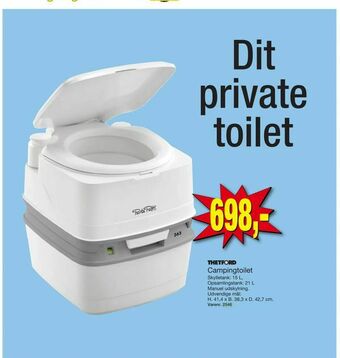 Harald Nyborg Campingtoilet tilbud