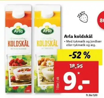 Lidl Arla Koldskål 1 Liter tilbud