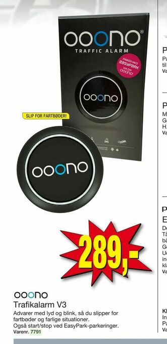 Harald Nyborg Trafikalarm V3 tilbud