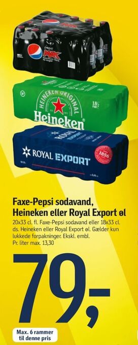 Føtex Heineken øl tilbud