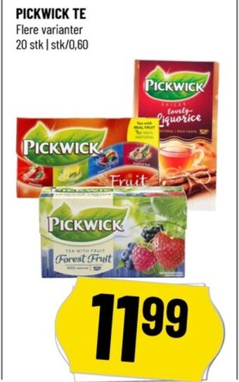 Løvbjerg Pickwick tebreve tilbud