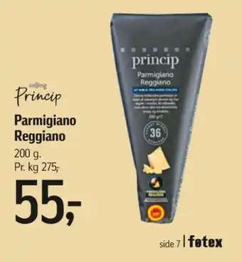 Føtex Salling princip parmigiano reggiano tilbud