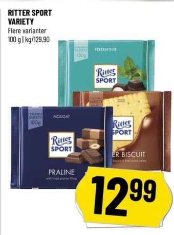 Løvbjerg Ritter sport chokoladeplade peppermint tilbud