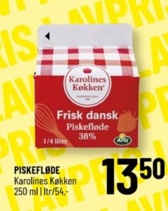 Løvbjerg Karolines piskefløde 38% tilbud