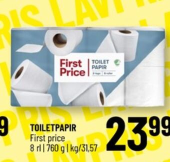First price toiletpapir