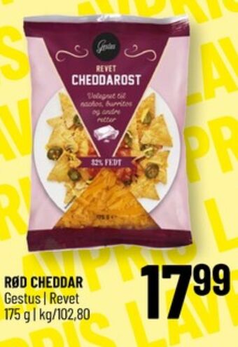 Gestus revet ost cheddar