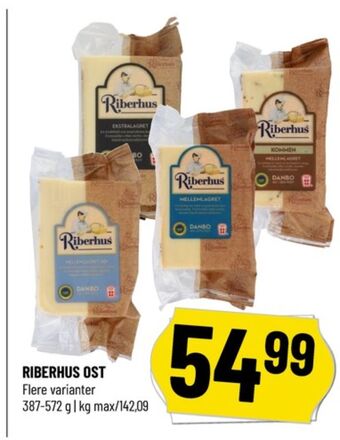 Løvbjerg Riberhus skæreost danbo ekstralagret tilbud