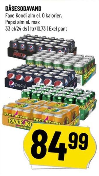 Løvbjerg Pepsi max cola tilbud