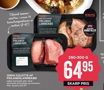MENY Omhu lammeculotte tilbud