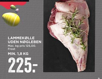 MENY Ukendt lammekølle tilbud