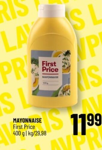 First price mayonnaise