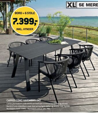 XL-BYG Ukendt havemøbelsæt tilbud