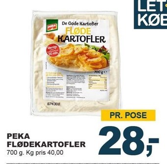 Peka flødekartofler