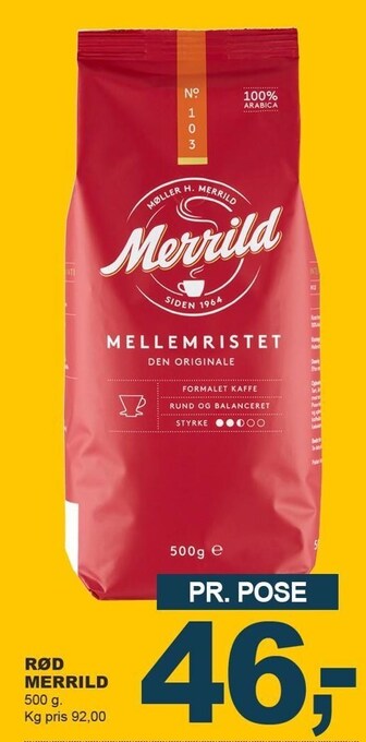 Rød merrild
