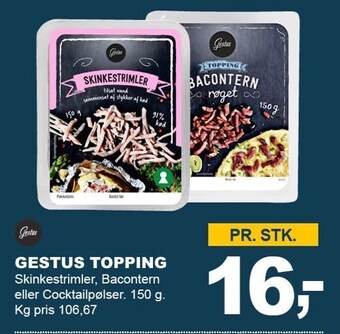 Let-Køb Gestus topping tilbud