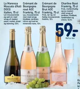 REMA 1000 Rødvin, hvidvin eller rosévin tilbud