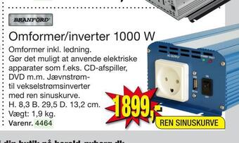 Omformer/inverter 1000 w