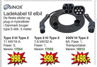 Harald Nyborg Ladekabel til elbil tilbud