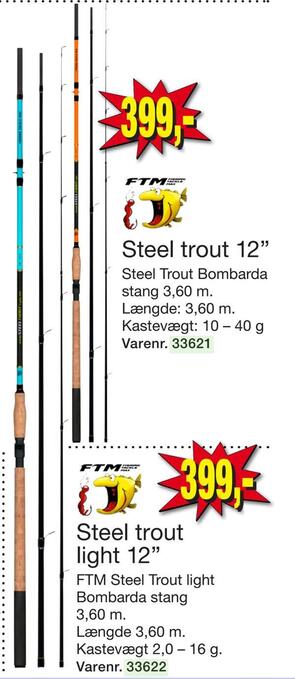 Harald Nyborg Steel trout light 12 tilbud