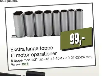 Harald Nyborg Ekstra lange toppe til motorreparationer tilbud
