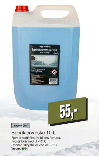 Sprinklervæske 10 l
