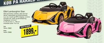 Elbil lamborghini sian
