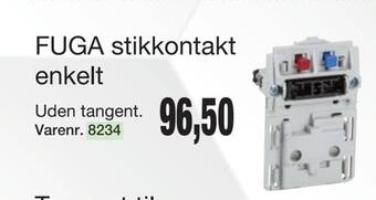 Fuga stikkontakt enkelt