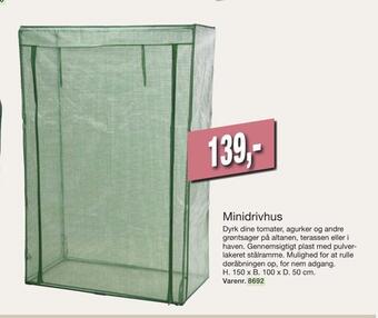 Harald Nyborg Minidrivhus tilbud