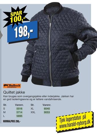 Quiltet jakke