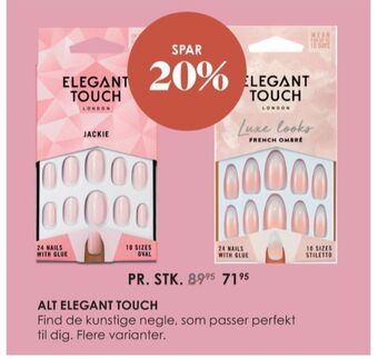 Matas Elegant touch kunstige negle tilbud