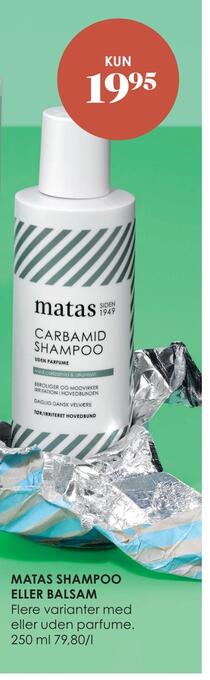 Matas Matas shampoo eller balsam tilbud