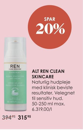 Matas Alt ren clean skincare tilbud