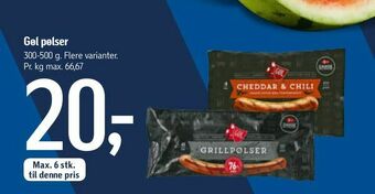 Føtex Gøl pølser tilbud