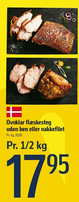 Føtex Ovnklar flæskesteg uden ben eller nakkefilet tilbud