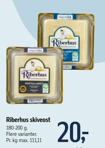 Føtex Riberhus skiveost tilbud