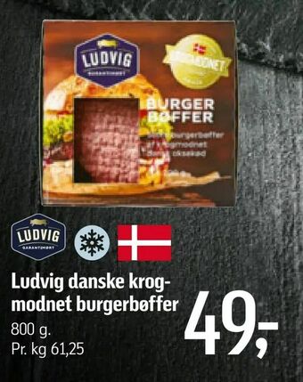 Føtex Ludvig danske krogmodnet burgerbøffer tilbud