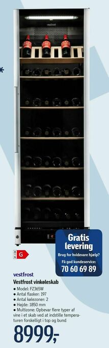 Føtex Vestfrost vinkøleskab tilbud