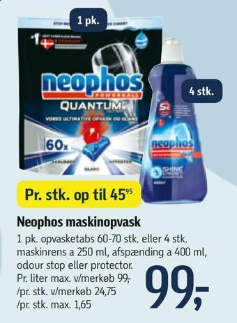 Føtex Neophos maskinopvask tilbud