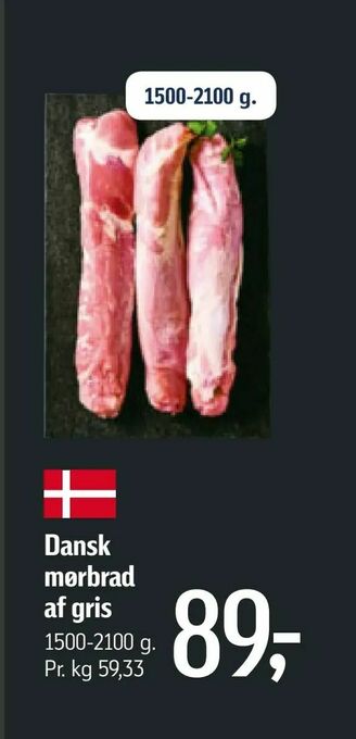 Føtex Dansk mørbrad af gris tilbud