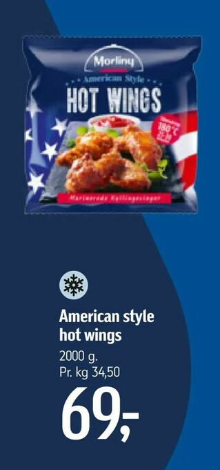 Føtex American style hot wings tilbud