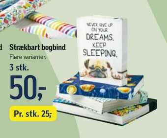 Føtex Strækbart bogbind tilbud