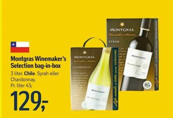 Føtex Montgras Winemaker's Selection bag-in-box tilbud
