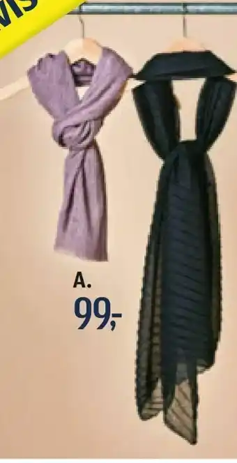 Føtex Ensfarvet tørklæde tilbud