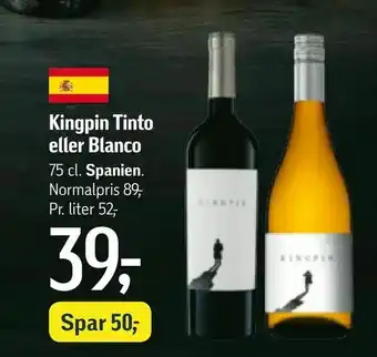 Føtex Kingpin Tinto eller Blanco tilbud