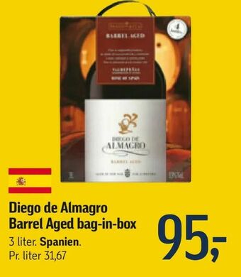 Føtex Diego de Almagro Barrel Aged bag-in-box tilbud