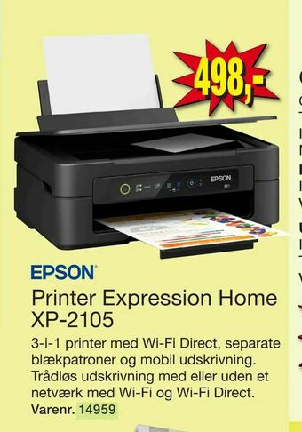 Harald Nyborg Printer Expression Home XP-2105 tilbud