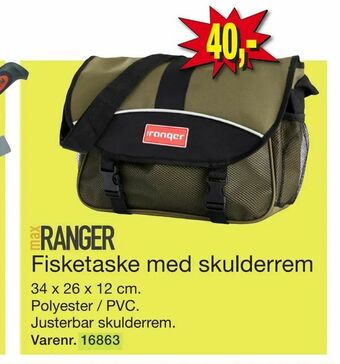 Harald Nyborg Fisketaske med skulderrem tilbud